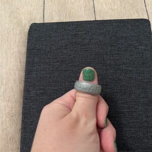 Men's USAF Silver Qalo Ring size 9